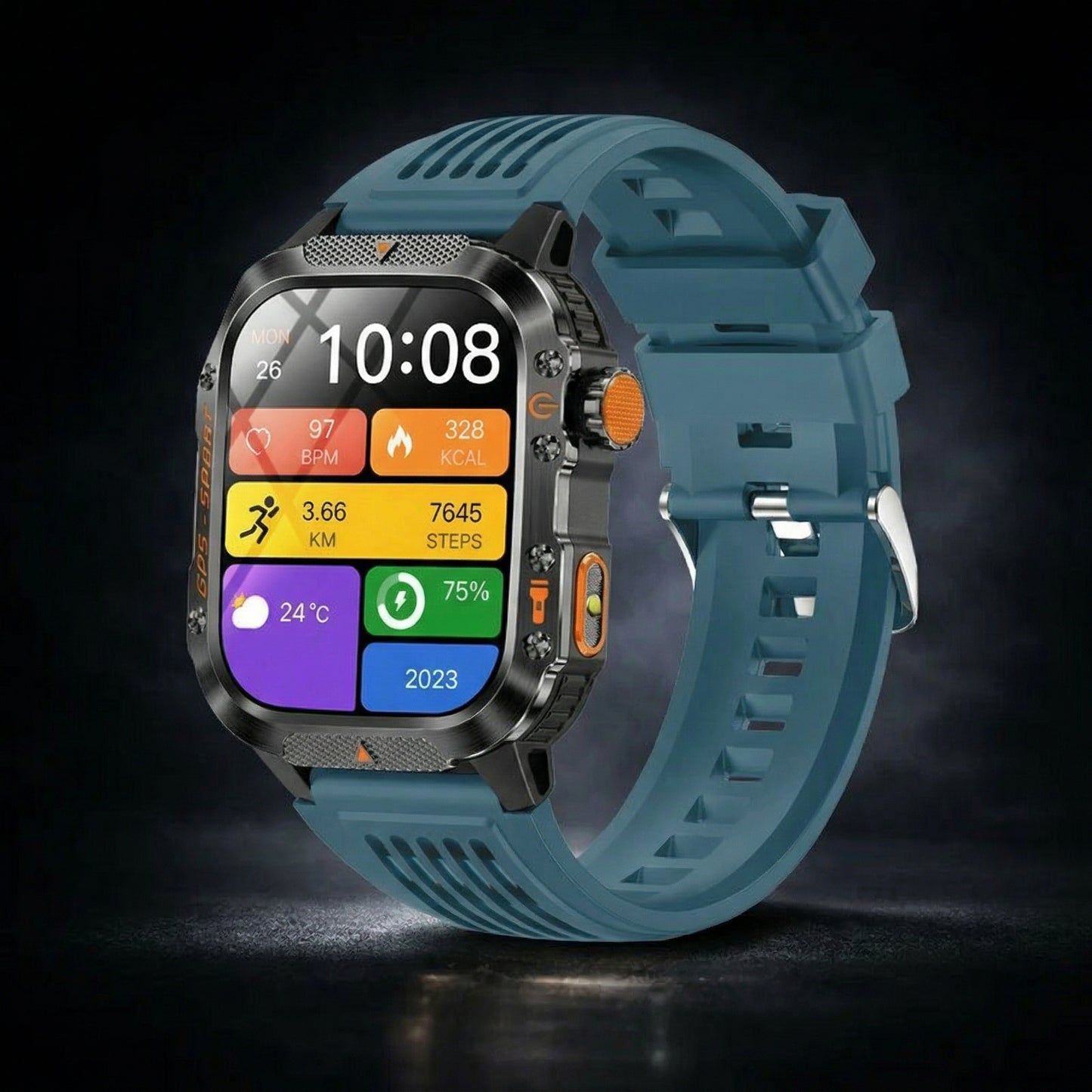 Lixora™ - Novex Titan X2 Pro - Rugged GPS Smartwatch