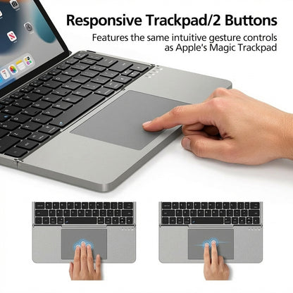 Lixora™ Foldable Bluetooth Keyboard with Touchpad