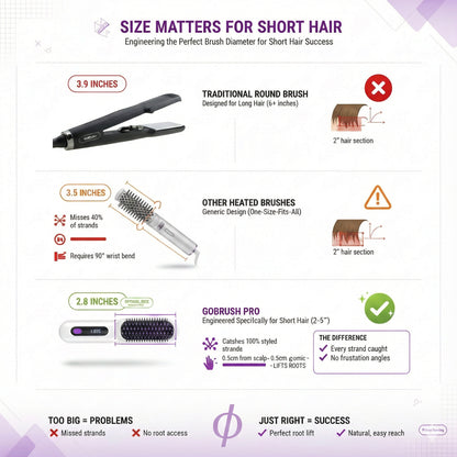Lixora GoBrush Pro -  The Short Hair Specialist
