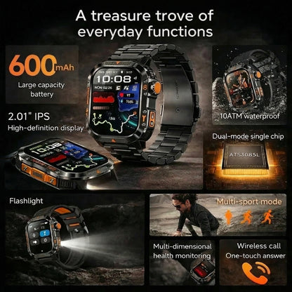 Lixora™ - Novex Titan X2 Pro - Rugged GPS Smartwatch