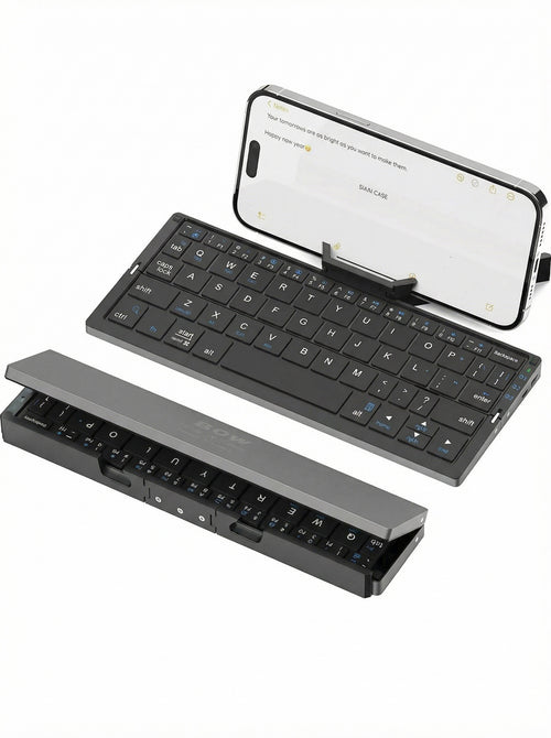 TechLixora™ B.O.W Foldable Bluetooth Keyboard