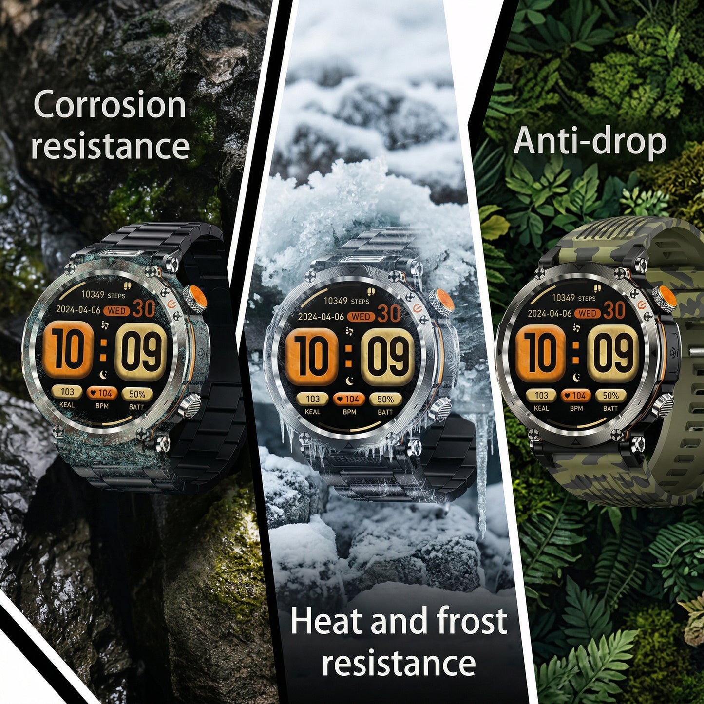 Novex™ Titan X3 Pro - Rugged GPS Smartwatch