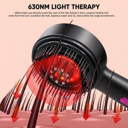 Lixora™ Red Light Scalp Massager - Boost Hair Growth & Reduce Shedding