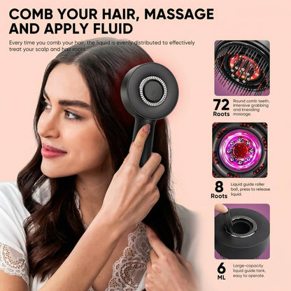 Lixora™ Red Light Scalp Massager - Boost Hair Growth & Reduce Shedding
