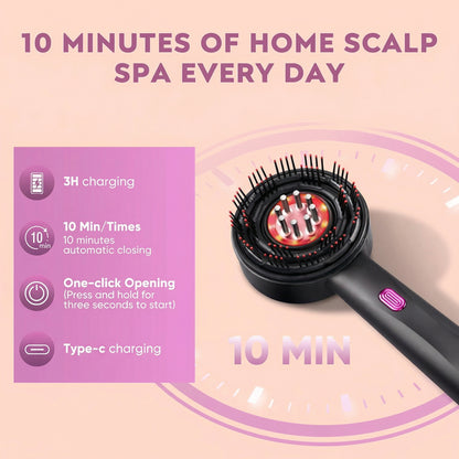 Lixora™ Red Light Scalp Massager - Boost Hair Growth & Reduce Shedding