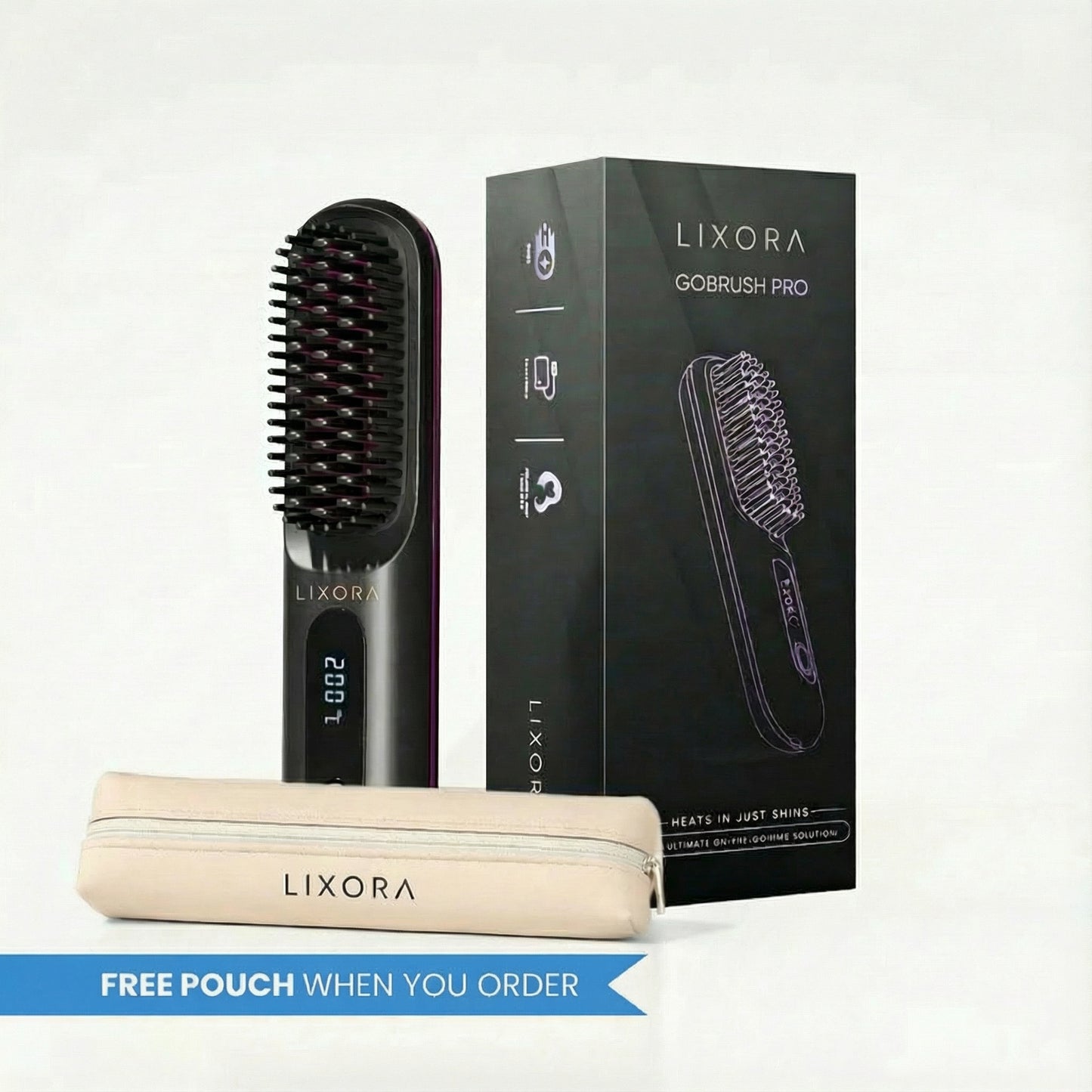 Lixora GoBrush Pro -  The Short Hair Specialist