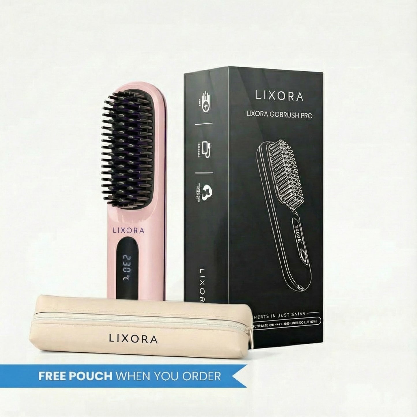 Lixora GoBrush Pro -  The Short Hair Specialist