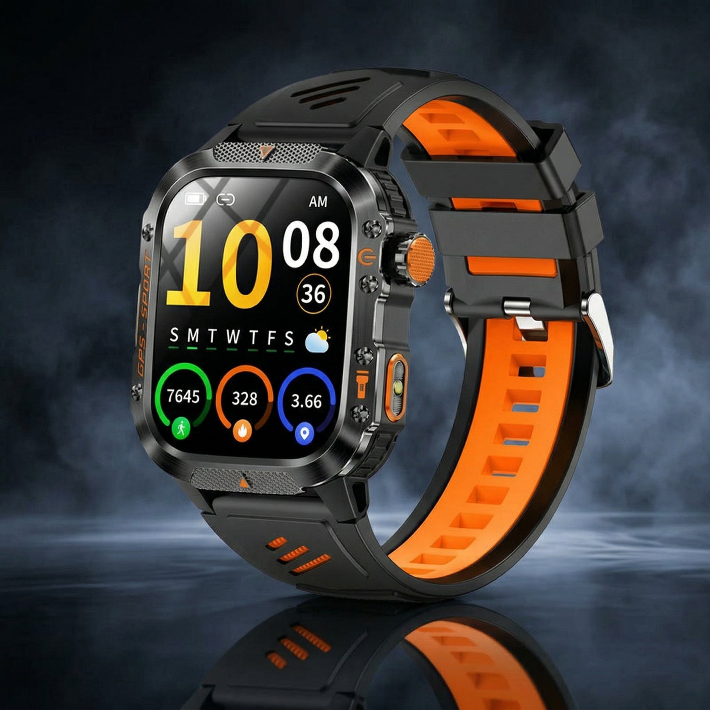 Lixora™ - Novex Titan X2 Pro - Rugged GPS Smartwatch
