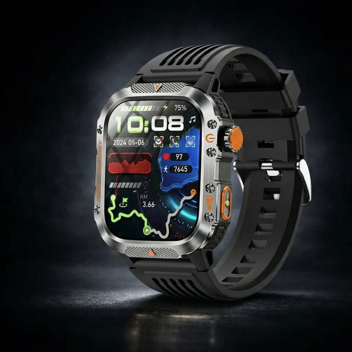 Lixora™ - Novex Titan X2 Pro - Rugged GPS Smartwatch