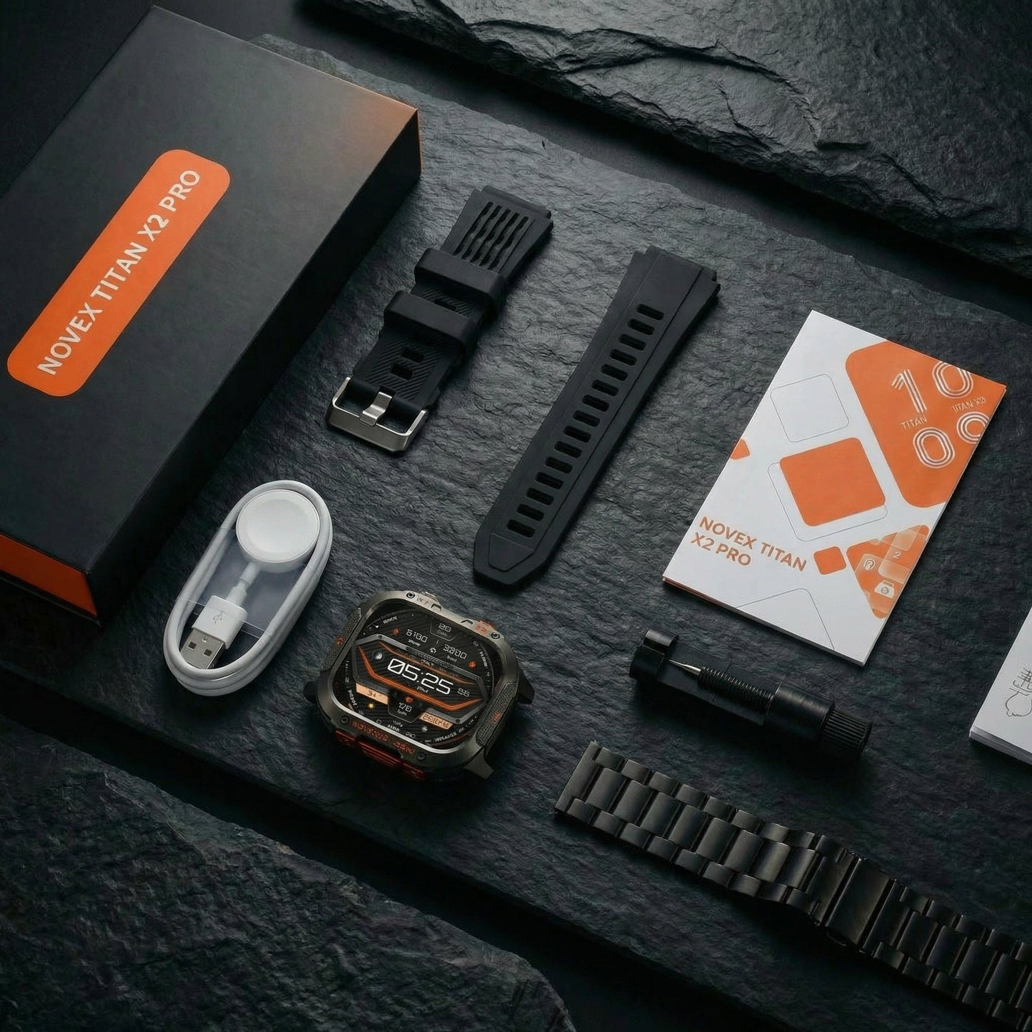 Lixora™ - Novex Titan X2 Pro - Rugged GPS Smartwatch