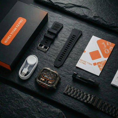 Lixora™ - Novex Titan X2 Pro - Rugged GPS Smartwatch